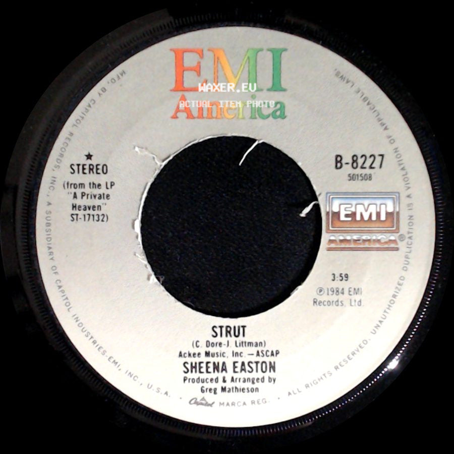 Sheena Easton - Strut / Letters From The Road side A