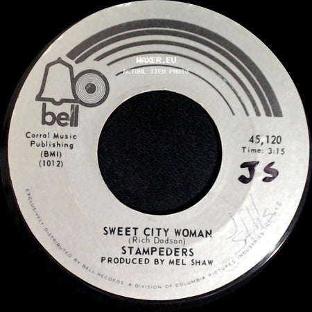 Stampeders - Gator Road / Sweet City Woman side B