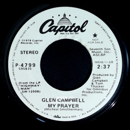 Glen Campbell - My Prayer / My Prayer side A