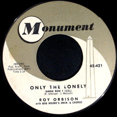 Roy Orbison - Here Comes That Song Again / Only The Lonely (Know How I Feel) side B