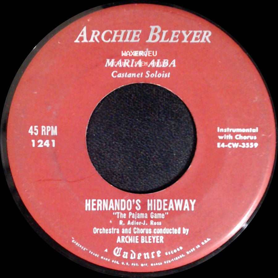 Archie Bleyer And James Burke / Archie Bleyer And Maria Alba Castanet Soloist - S'il Vous Plait / Hernando's Hideaway side B