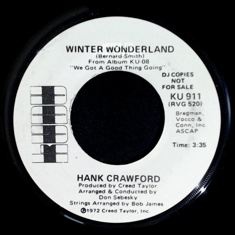 Hank Crawford - Winter Wonderland / The Christmas Song side A