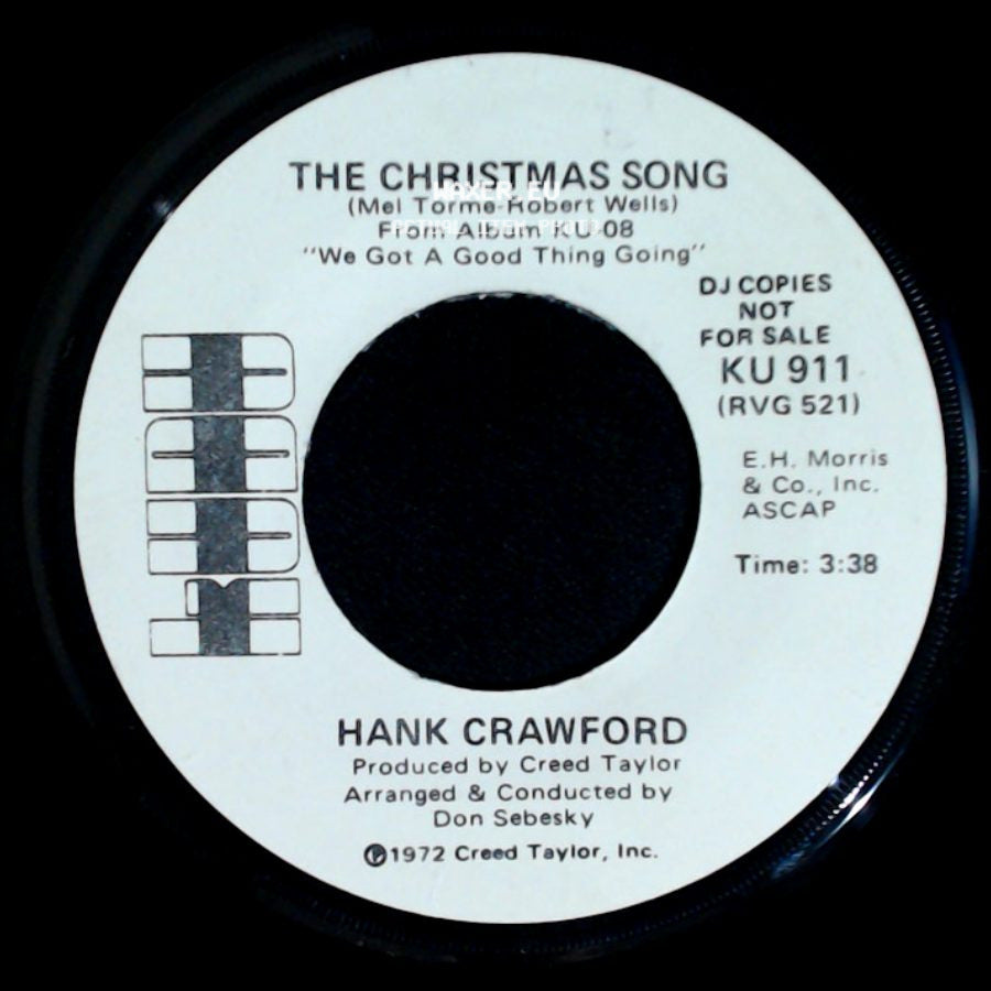 Hank Crawford - Winter Wonderland / The Christmas Song side B
