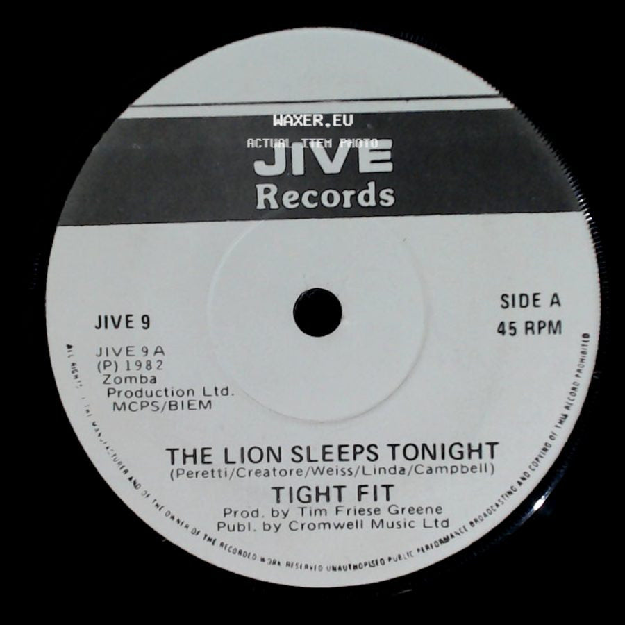Tight Fit / Rhythm Movement Throbbing - The Lion Sleeps Tonight / Tight Fit side A