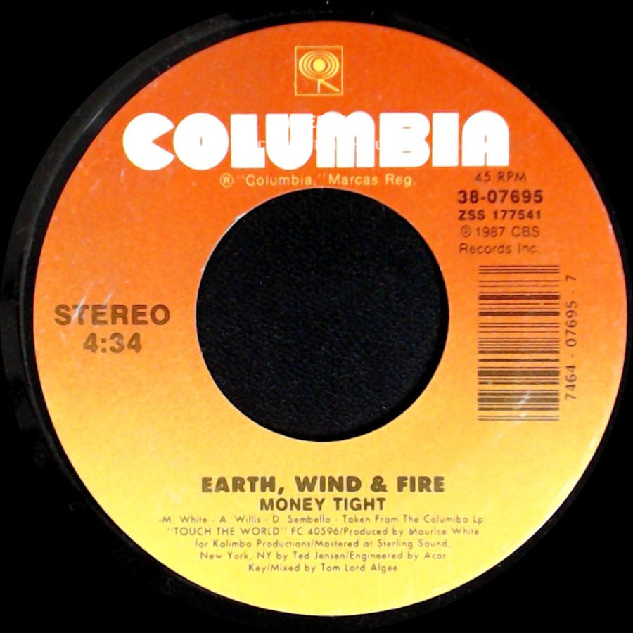 Earth, Wind & Fire - Money Tight / Thinking Of You side A