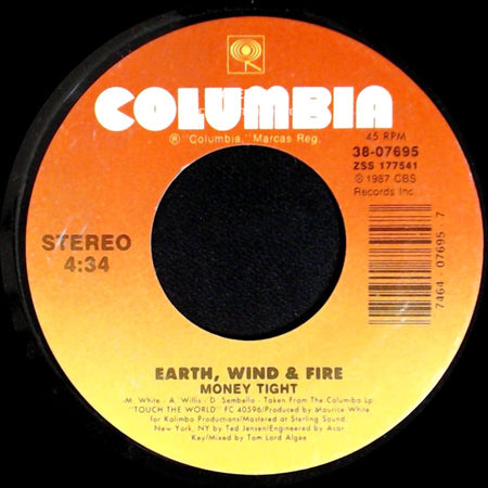 Earth, Wind & Fire - Money Tight / Thinking Of You side A
