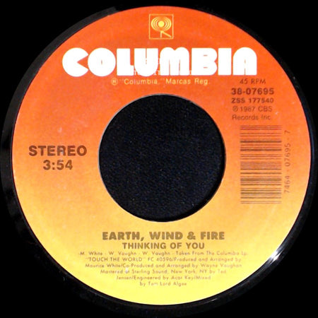 Earth, Wind & Fire - Money Tight / Thinking Of You side B