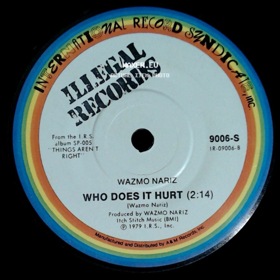 Wazmo Nariz - Checking Out The Checkout Girl / Who Does It Hurt side B