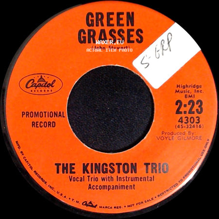 The Kingston Trio - Green Grasses / Coocoo-U side A
