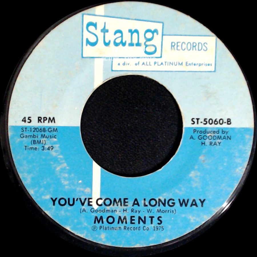 Moments - You've Come A Long Way / Look At Me (I'm In Love) side A