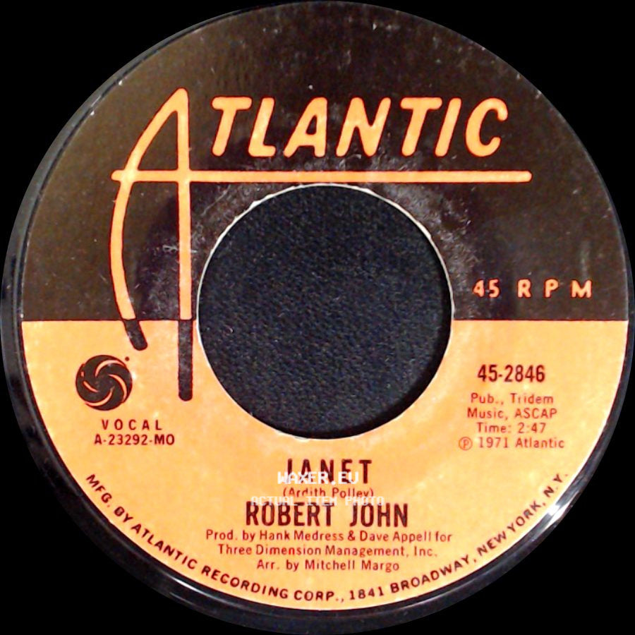 Robert John - Janet / The Lion Sleeps Tonight side A