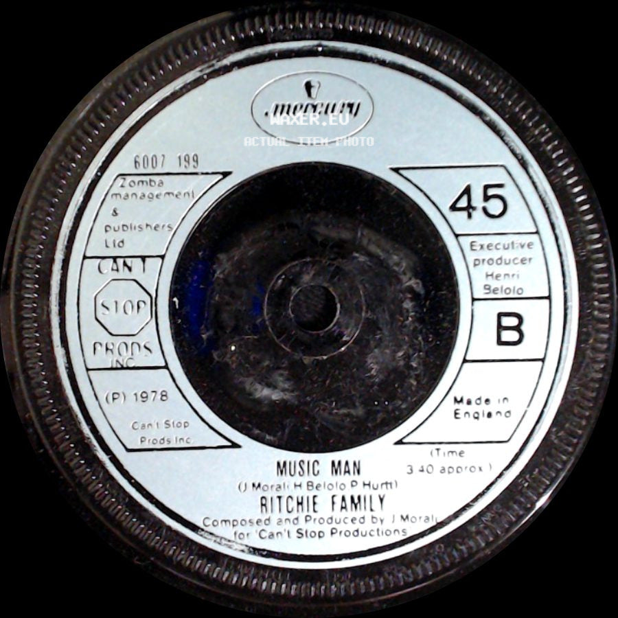 Ritchie Family - American Generation / Music Man side B