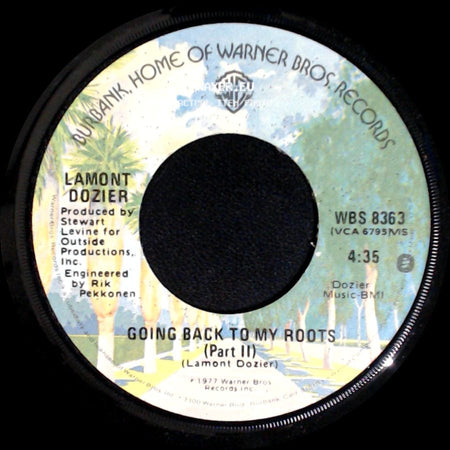 Lamont Dozier - Going Back To My Roots (Part Ii) / Going Back To My Roots (Part I) side A