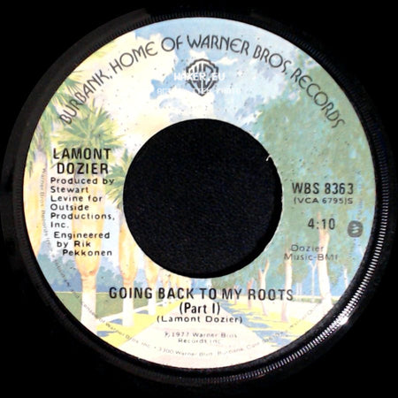 Lamont Dozier - Going Back To My Roots (Part Ii) / Going Back To My Roots (Part I) side B