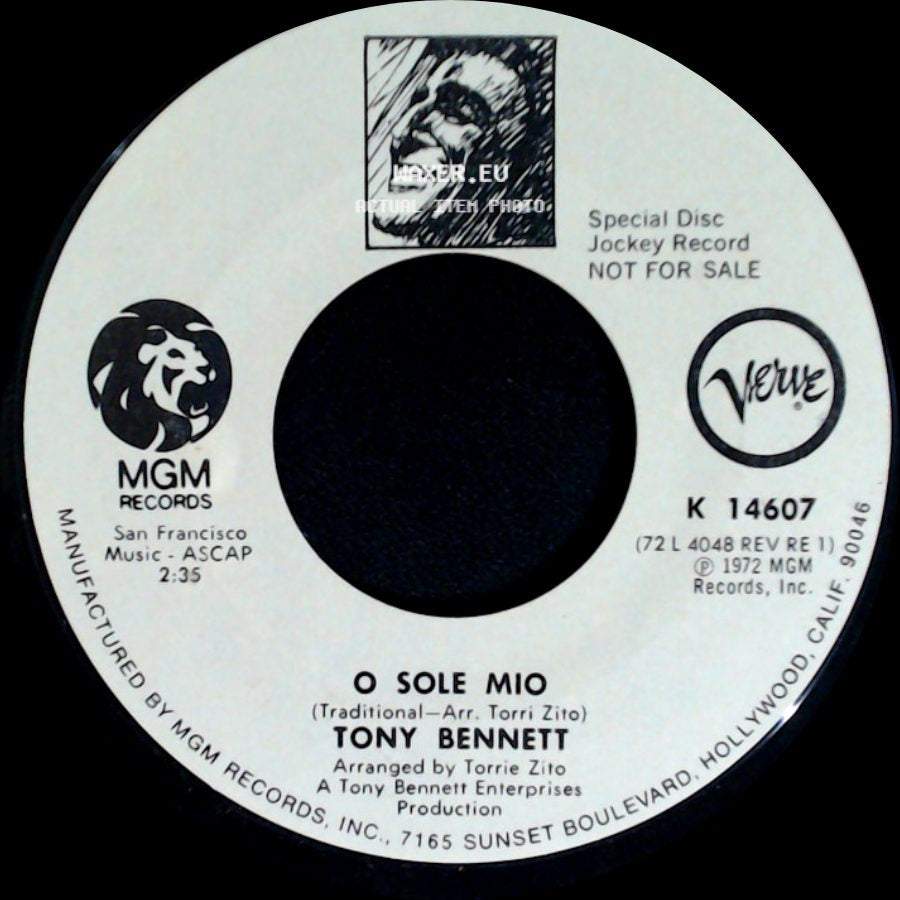 Tony Bennett - O Sole Mio / My Love side A