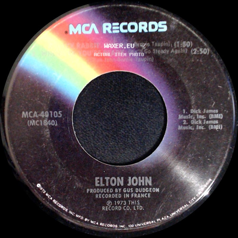 Elton John - Little Rabbit / When You're Ready / Crocodile Rock / Saturday Night's Alright For Fighting side A