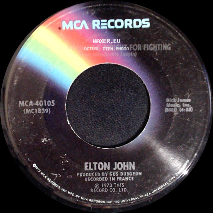 Elton John - Little Rabbit / When You're Ready / Crocodile Rock / Saturday Night's Alright For Fighting side B