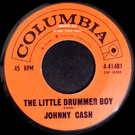 Johnny Cash - The Little Drummer Boy / I'll Remember You side A