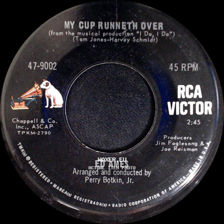 Ed Ames - My Cup Runneth Over / It Seems A Long Long Time side A