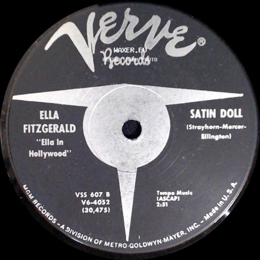 Ella Fitzgerald - Satin Doll / I've Got The World On A String side A