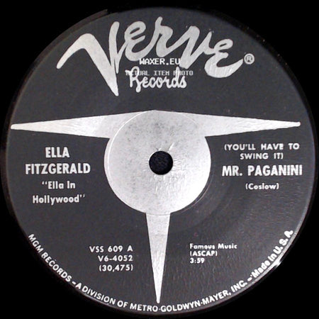 Ella Fitzgerald - (You'll Have To Swing It) Mr. Paganini / Blue Moon side A
