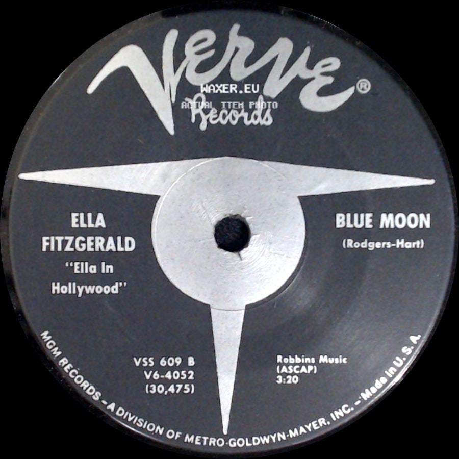 Ella Fitzgerald - (You'll Have To Swing It) Mr. Paganini / Blue Moon side B