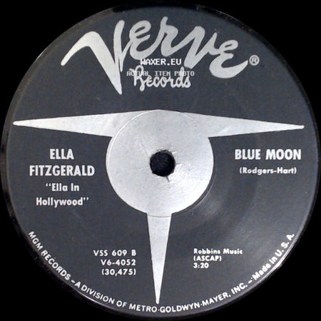 Ella Fitzgerald - (You'll Have To Swing It) Mr. Paganini / Blue Moon side B