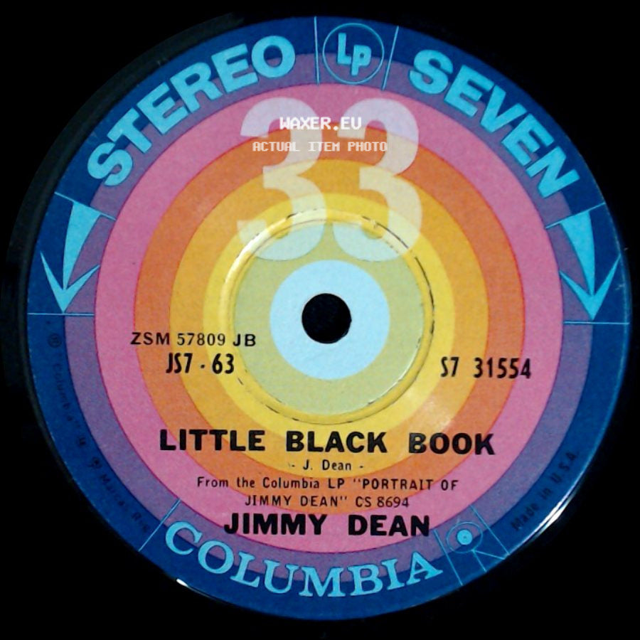 Jimmy Dean - Little Black Book / Old Pappy's New Banjo side A