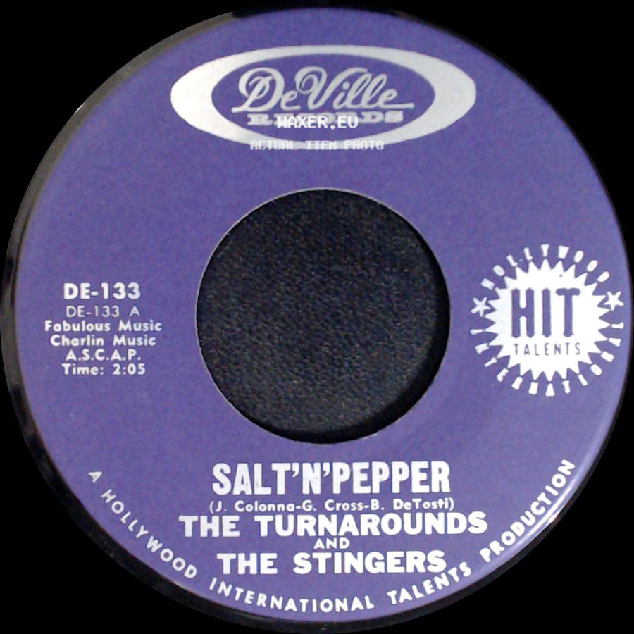 The Turnarounds And The Stingers - Salt'n'pepper / Hollywood side A