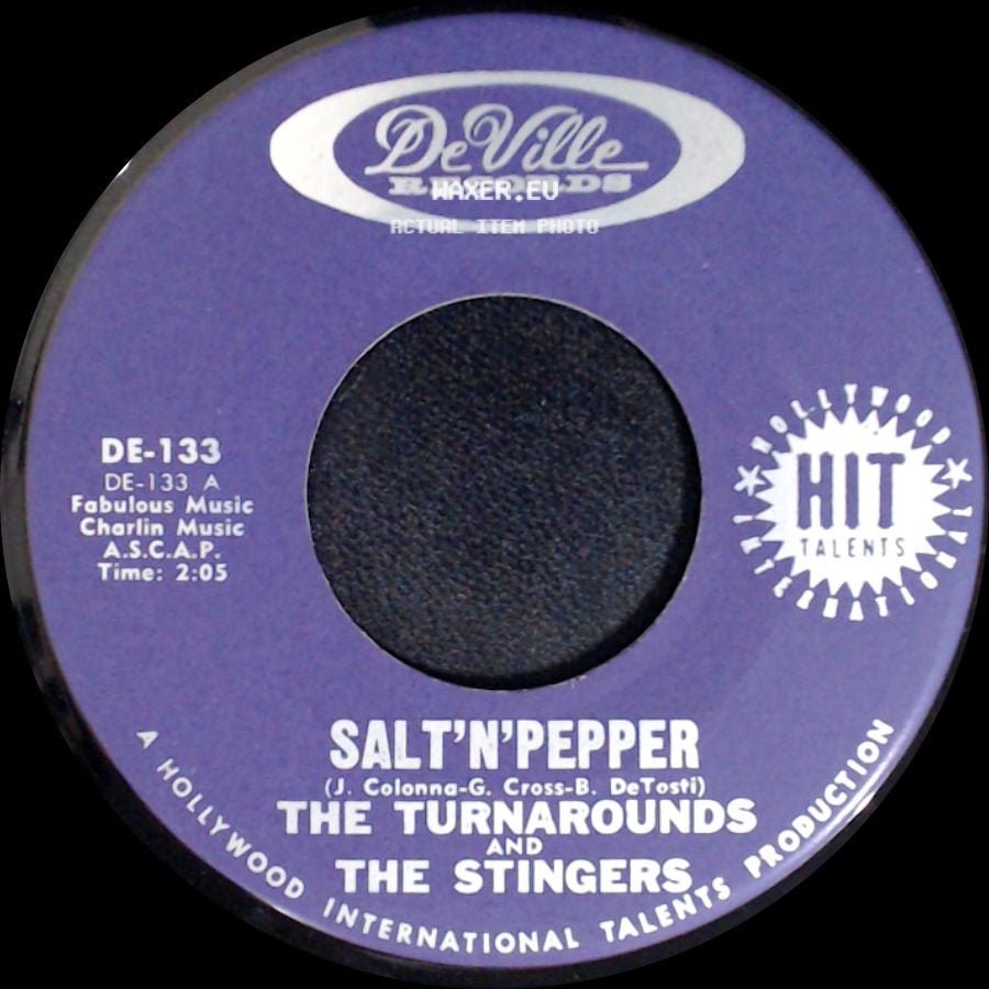 The Turnarounds And The Stingers - Salt'n'pepper / Hollywood side A