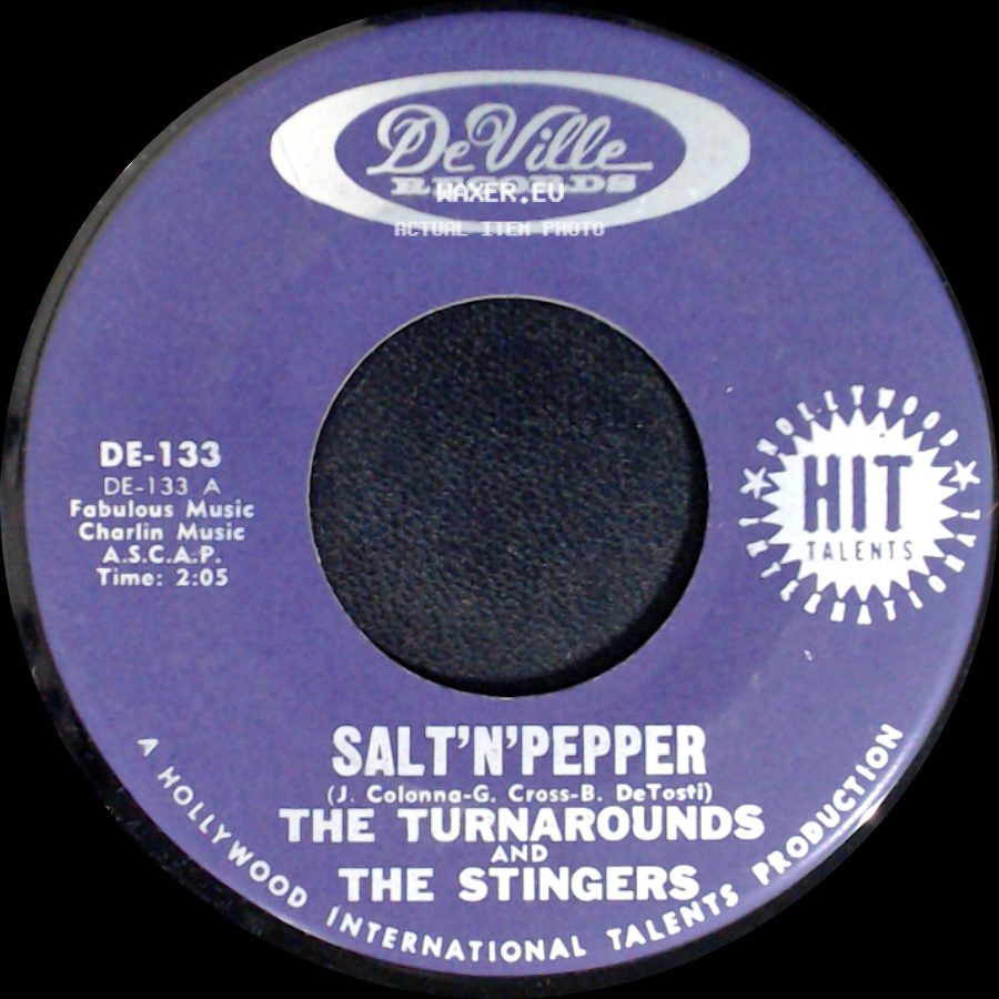 The Turnarounds And The Stingers - Salt'n'pepper / Hollywood side A