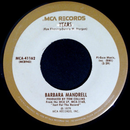 Barbara Mandrell - Years / Darlin' side A