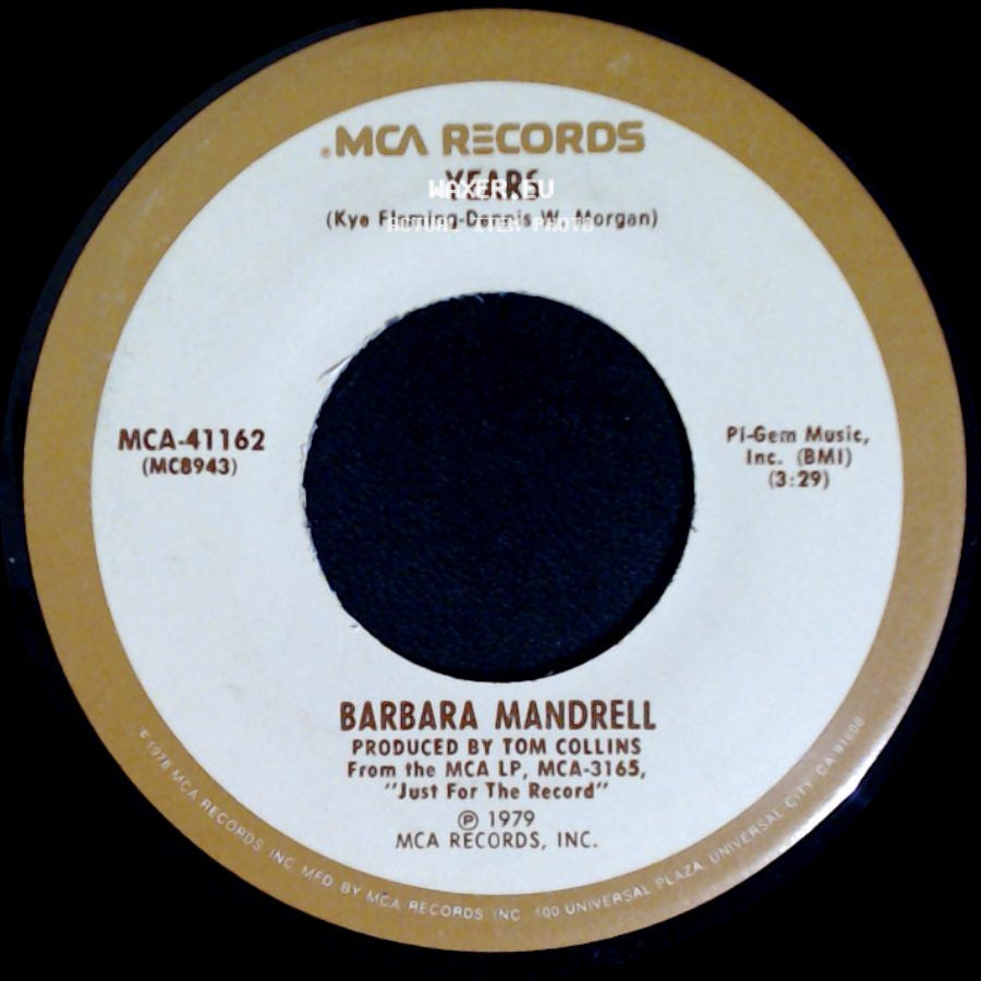 Barbara Mandrell - Years / Darlin' side A