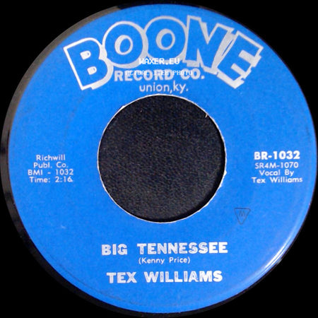 Tex Williams - Big Tennessee / Big Tennessee side A