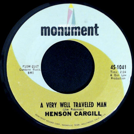 Henson Cargill - Skip A Rope / A Very Well Traveled Man side B