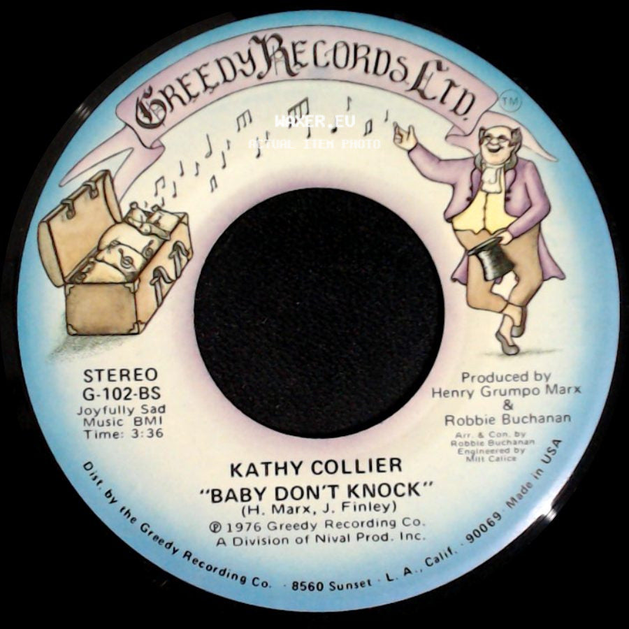Kathy Collier - Nasty / Baby Don't Knock side B