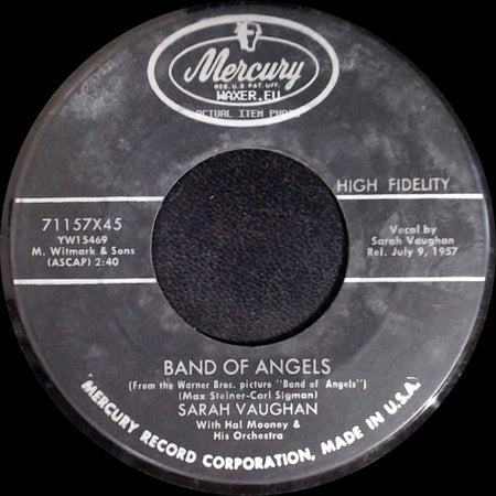 Sarah Vaughan - Please Mr. Brown / Band Of Angels side B