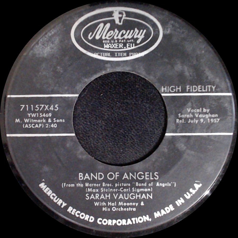 Sarah Vaughan - Please Mr. Brown / Band Of Angels side B