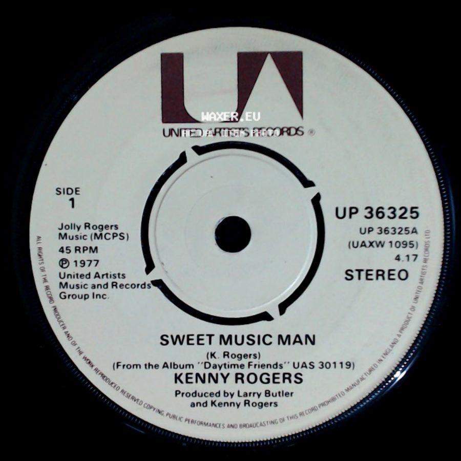 Kenny Rogers - Sweet Music Man / Lying Again side A