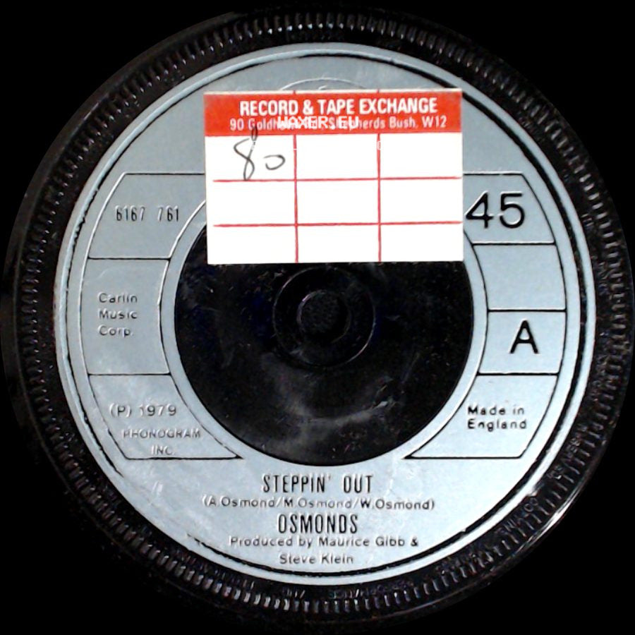 Osmonds / Osmonos - Steppin' Out / Put Your Love On The Line side A
