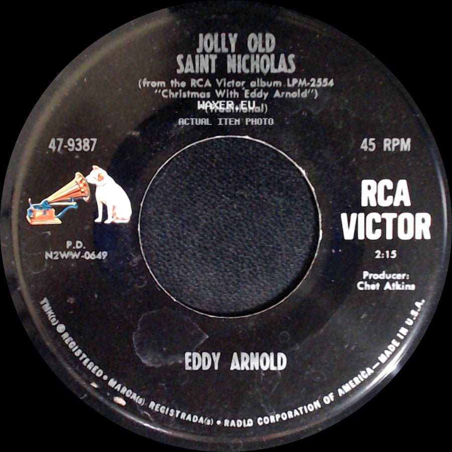 Eddy Arnold - Jolly Old Saint Nicholas / This World Of Ours side A