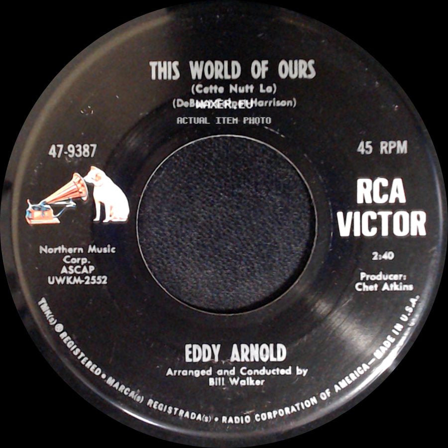 Eddy Arnold - Jolly Old Saint Nicholas / This World Of Ours side B