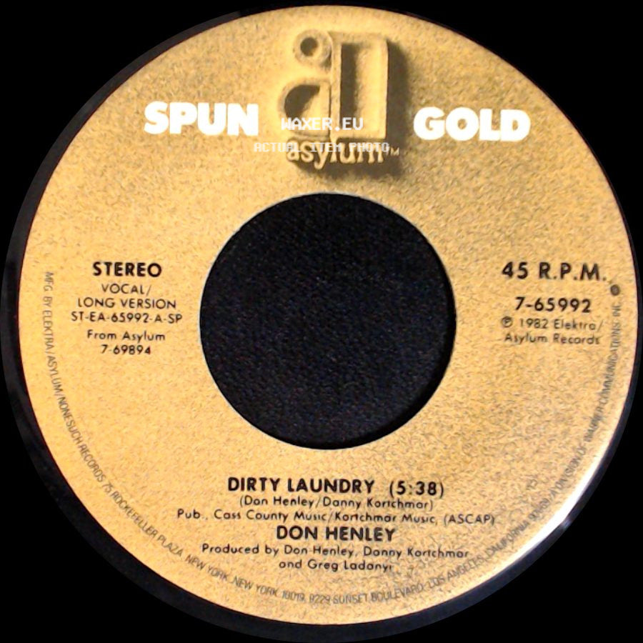 Don Henley - I Can't Stand Still / Dirty Laundry side B