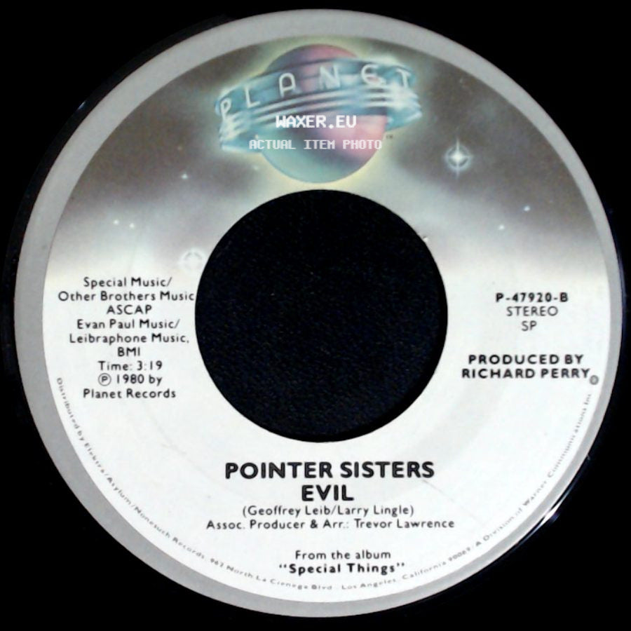 Pointer Sisters - Could I Be Dreaming / Evil side B