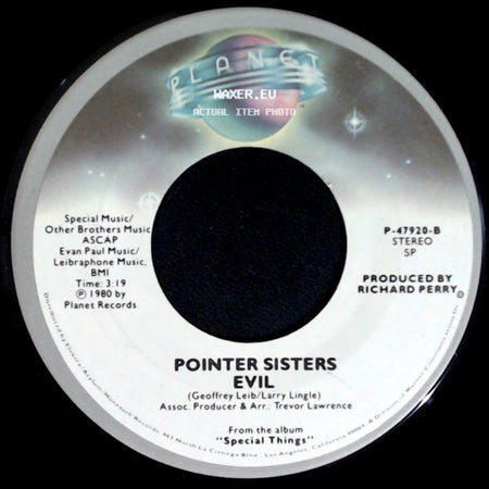 Pointer Sisters - Could I Be Dreaming / Evil side B