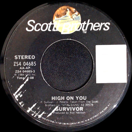 Survivor - High On You / Everlasting side A