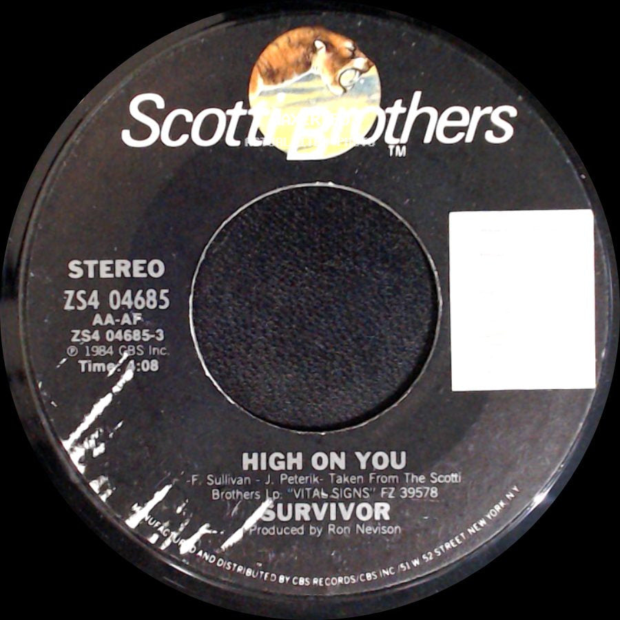 Survivor - High On You / Everlasting side A