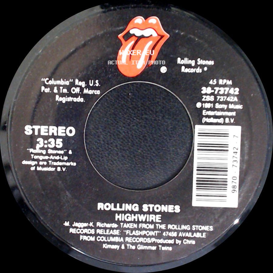 Rolling Stones - Highwire / 2000 Light Years From Home side A