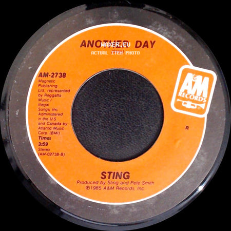 Sting - If You Love Somebody Set Them Free / Another Day side B