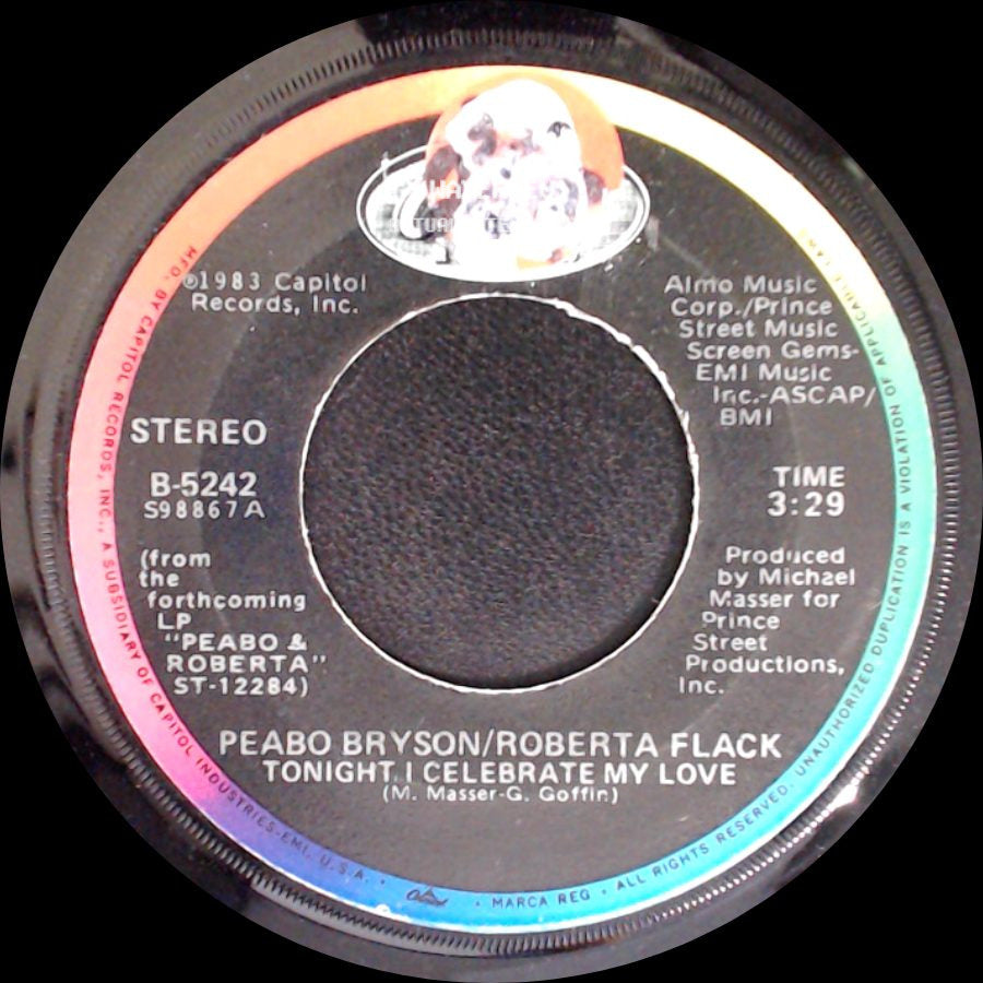 Peabo Bryson/Roberta Flack - Tonight I Celebrate My Love / Born To Love side A